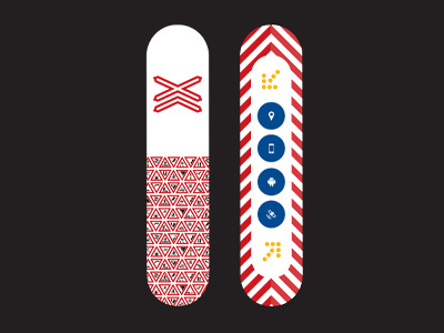 Special "Navi" Skate Decks for our Headquarters deck design interior navigation skate