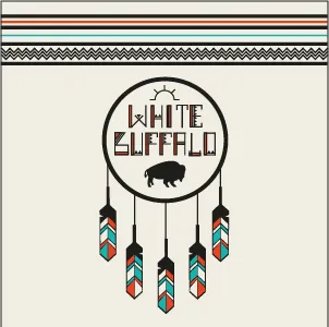 White Buffalo Salon & Boutique Branding boutique branding buffalo chevron pattern design feathers hand lettering identity illustration logo native american nice spice nice spice design salon white buffalo