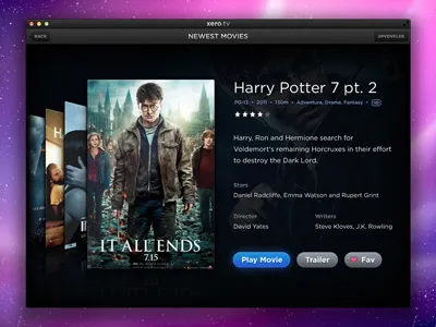 Newest movies app black desktop film media movie video
