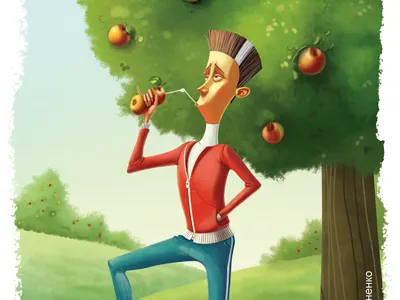 Fresh juices fresh illustration