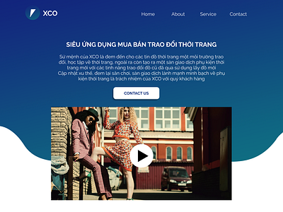 LANDING PAGE - XCO design graphic design ui