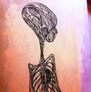 Drawing #1 drawing moleskine rotring