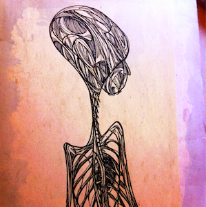 Drawing #1 drawing moleskine rotring