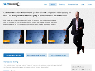 Speaking Page