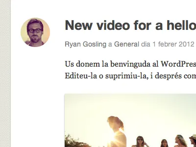 Blog Post Detail II - Political Party Wordpress Theme avatar blog circle clean cream css3 minimal poilitical post texture white wordpress