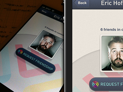 iPhone Friend Request app friend request ios iphone retina