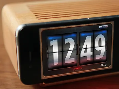 Atomic Flip Clock clock interface