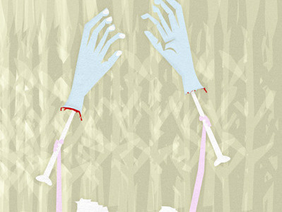 Children-of-the-Corn Five 80s cyberfive illustration minimal movie texture