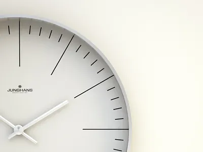 Junghans - Max Bill Clock bauhaus clean clock junghans max bill