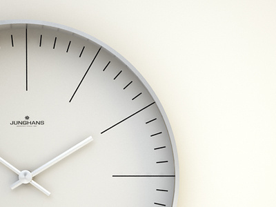 Junghans - Max Bill Clock bauhaus clean clock junghans max bill