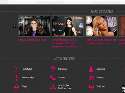 Stylopedia blog design fashion footer style ui ux webdesign