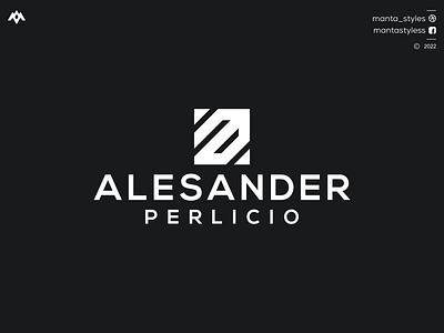 ALEXANDER PERLICIO ap letter ap logo app branding design icon illustration letter logo minimal pa letter pa logo ui vector