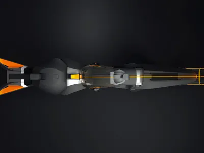 Rizon Tron Style 3d automotive graffiti light objects tron vray