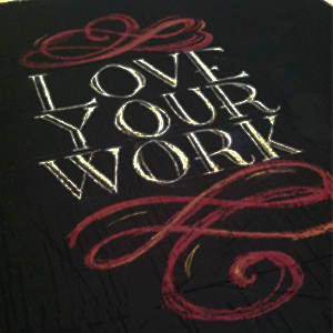 Chalk it up chalk color hand lettering type