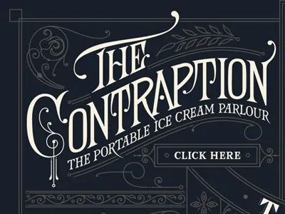 Lick Me... Homepage – Full Vectors black decorative design detail drawing hand lettering illustrator lettering ornate type typography vector webdesign website