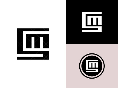SM Logo branding design icon illustration lineart logo logo design logotype m monogram monogram logo ms ms logo ms monogram s sm sm logo sm monogram typography vector art