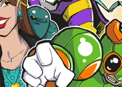 New project characters illustration pixelkaiju