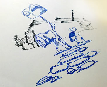 Just for Fun doodle fun just for fun mailboxes sketch