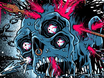 Nebukadnezza - Headache arrow blood chain headache meat nebukadnezza raw spear teeth tooth