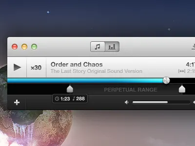Perpetual (Mini Player) app mac music music player perpetual player