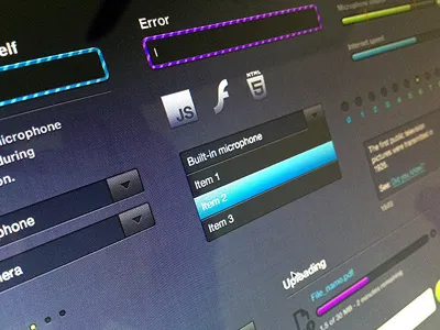 Contacts Widget 5 chat design mac ui ux