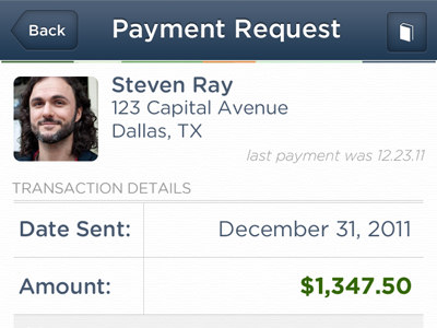 Payment Request 39argyle ios iphone mobile peertopeerpayment