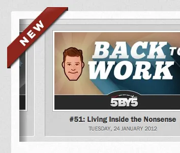 Working on the new 5by5