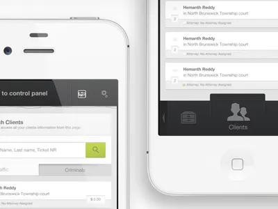 Iphone control panel drag iphone login ui