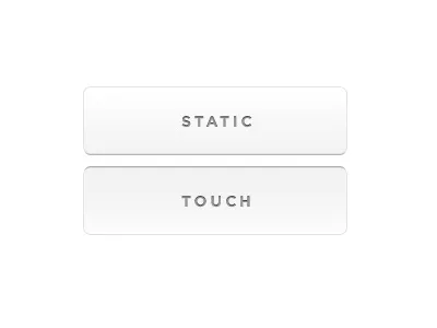 Simple White BTN button minimal white