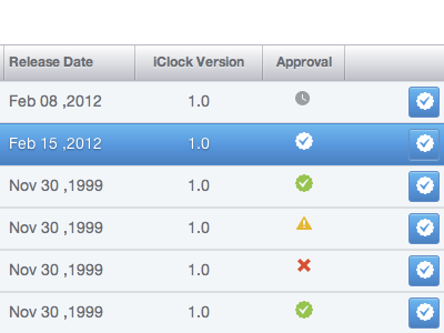 iClock Central: Approval & HTML Progress app css3 html iclock iclockcentral ios store web webkit