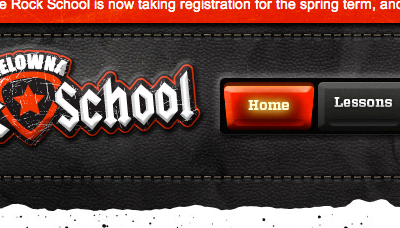 Main Nav Detailing button leather navigation stitching