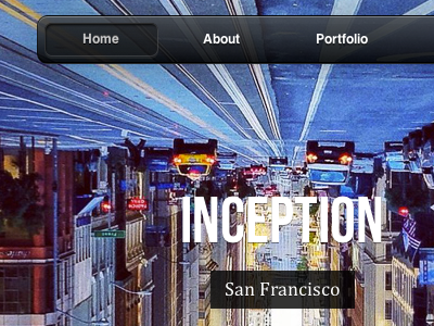 Dark Nav black buttons css3 dark html5 inception instagram ios nav navigation portfolio responsive san francisco typography ui