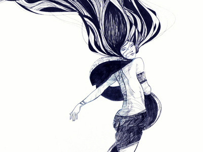 Finished Drawing... drawing inking poster screen print wip work in progress