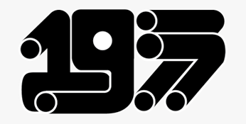 1977 Another 1977 black design graffitti numbers type vector