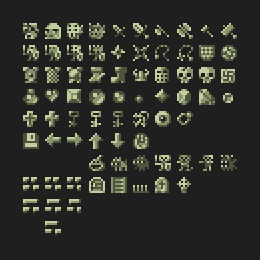 Microsprites game game boy limited palette minimalism pixel pixel art sprite