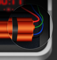 Icon «Bombcase» bombe dynamite icon ios iphone