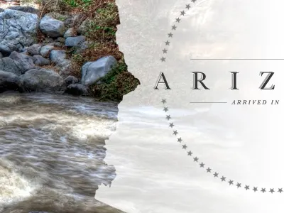 Oak Creek Canyon in Sedona, Arizona! arizona canyon creek design didot ecommerce fashion flyfishing gotham modernism oak opacity redesign river sedona site star stars typography vintage water white