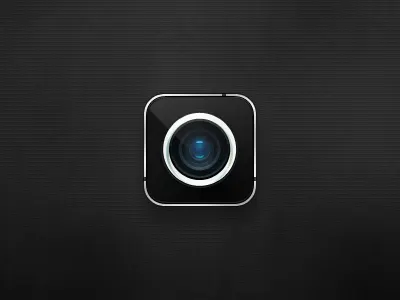 iOS Camera Icon v1 app camera icon ios ipad iphone lens