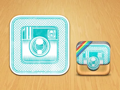 Instamatch Icon card games icon instagram ios ipad iphone matching photos splash weird wood