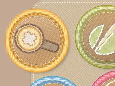 Patch Icon Style using the Appearance Panel - Tutorial! award badge icon style icons illustrator merit patch retro scout style tutorial vector