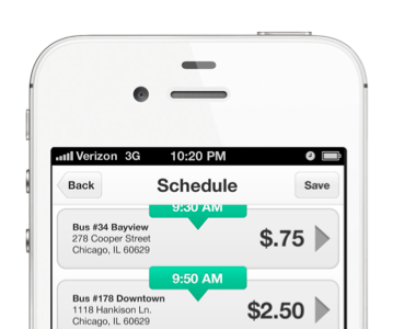 Marko- Schedule app iphone mobile app travel ui user interface