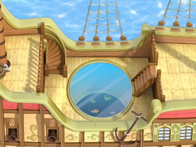 The Glass Bottom Galleon 3d art 3d design 3d studio max 3ds max cg vray