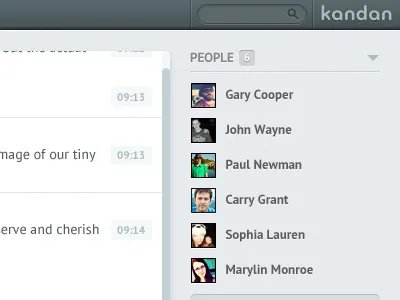 Hollywood avatars pt sans scrollbar search ui