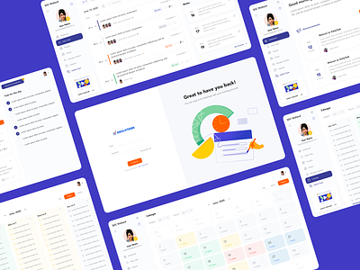 Daily Task - SaaS task manager UI/UX design in healthcare niche clean minimal platform design product design ui uiux application design uiux design ux web app web app design web application web application design web platform