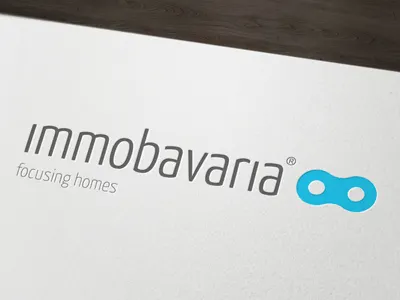 immobavaria - logo concept vol. 01 blue branding ci corporate design formgarten letterhead logo logo design realtor