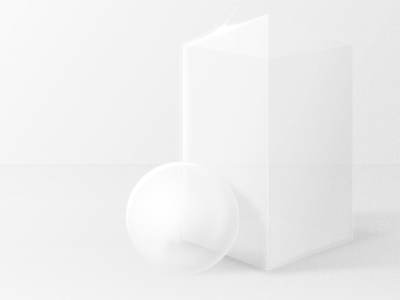 Materials & Lighting Study glass lighting material shadow study