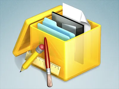 Pacifist 3 - OS X Icon 3d app archive cinema 4d design icon mac osx pacifist package pkg