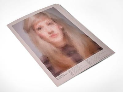 Ellie Goulding Tour Poster Entry crystalpulse dots ellie goulding gotham layout minimalist pointillism poster rounded singer spots type