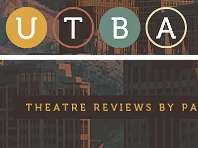 Utba Header Redesign ui design utah theater bloggers utba ux design web design