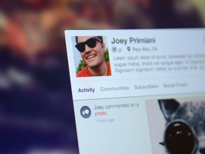 Activity teaser for Backplane :) backplane ui ux web